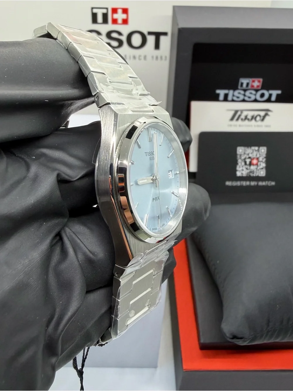 Tissot PRX Ice Blue 35mm Quartz watch Ref: T137.210.11.351.00